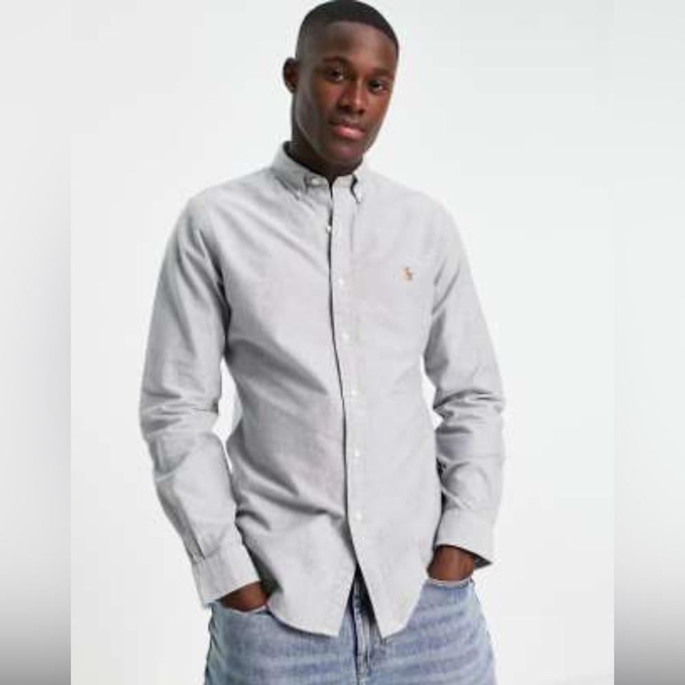Men's Classic Gray Shirt ralph lauren